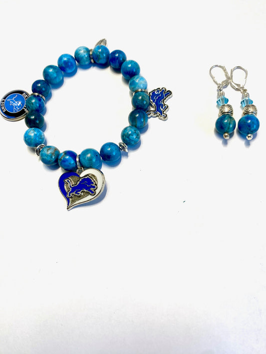 Detroit Lions Bracelet set