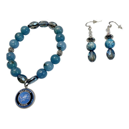 Detroit Lions Bracelet set